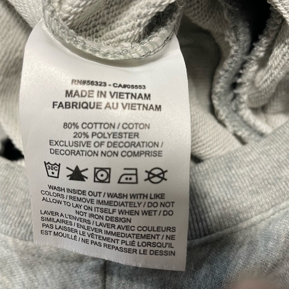 Nike Sweatsuit romper gray sleeveless shorts women’s size medium center swoosh - Picture 5 of 8